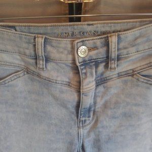 American Eagle Acid wash Stretch Skinny Jeans